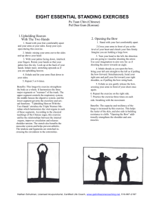 8 essential standing exercises