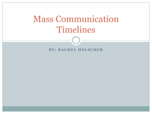 Mass Comm Timelines - Group-19
