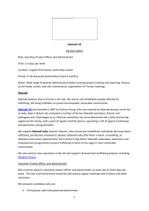 Odanadi UK Job Description Role: Volunteer Project Officer and