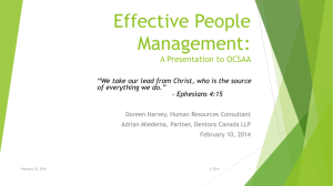 Effective People Management – Harvey and Miedema
