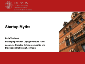 Startup Myths Zach Shulman Managing Partner