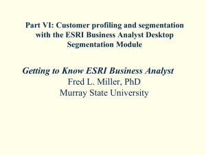 Part VI: Customer profiling and segmentation with the