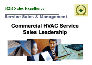 Commercial Service Sales - ACCO / PHCC Ohio Convention