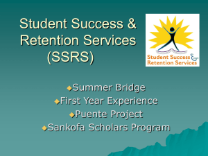 Student Success & Retention Services