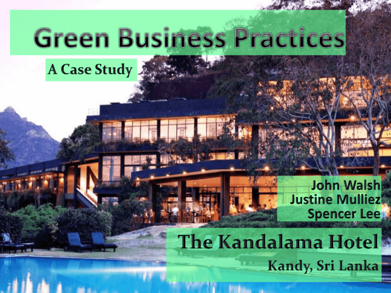 Green Business Practices