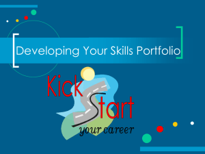 Building Your Skills Portfolio