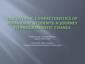 Discovering characteristics of Behavioral Students: A Journey to