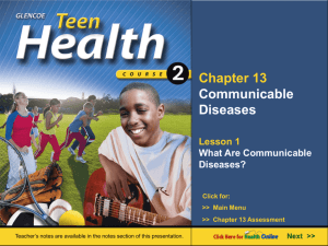 7th Grade Disease Prevention and Personal Safety Notes 2nd