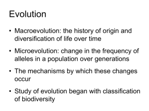 Evolution - Select Term or Date Range