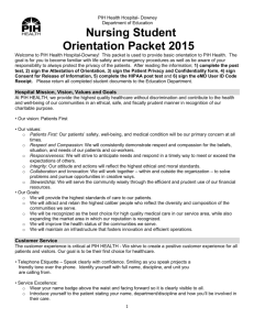 Orientation Packet 2015