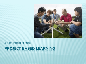 Project-Based Learning Doc