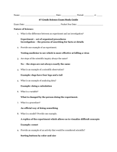 Study Guide Answers - Leon County Schools