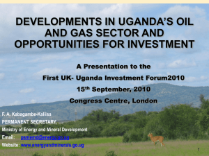 Oil and gas in Uganda