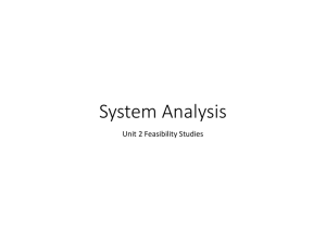 System Analysis - leo