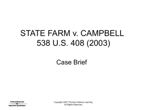 State Farm v Campbell - Delmar