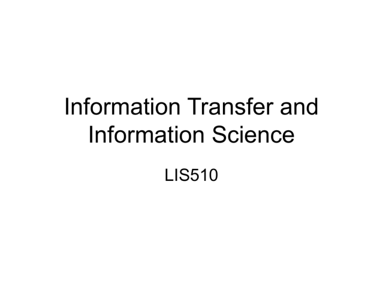 information-transfer-and-information-science