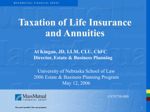 Insurance Marketing Concepts - University of Nebraska College of