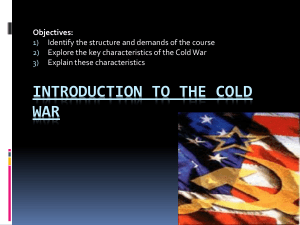 Introduction to the cold war - snshistory