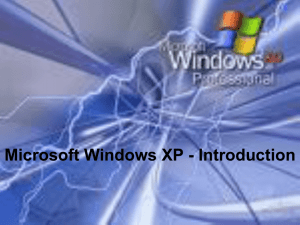 Windows XP Project - FacStaff Home Page for CBU