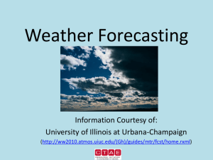 Weather Forecasting PowerPoint