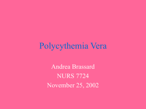 Polycythemia Vera - Ravenwood-PA
