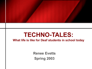 Techno-Tales - College of Education, Health and Human Services