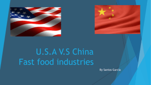 U.S.A V.S China