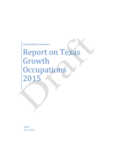 High-Wage, High-Growth Occupations Report to the Governor and