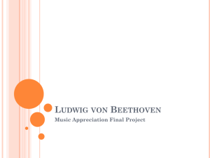 Ludwig von Beethoven powerpoint