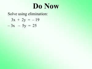 9R Elimination w Multiplication - MrNappiMHS