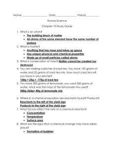 Chapter 10 Study Guide Answer Key