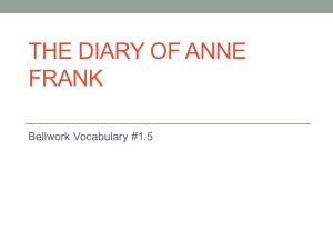 Anne Frank Bellwork 1.5
