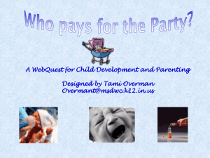 Who Pays For the Party?