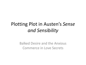Plotting Plot in Austen*s Sense and Sensibility