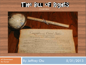Bill of Rights Scrapbook