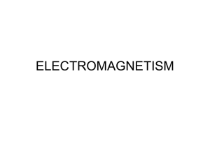 ELECTROMAGNETISM