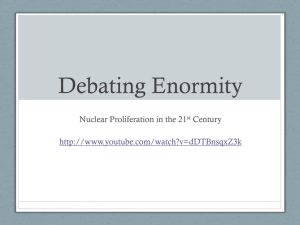 Debating Enormity