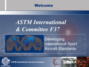 ASTM International and Committee F37