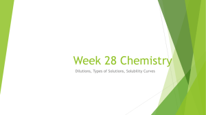 Week 27 Chemistry