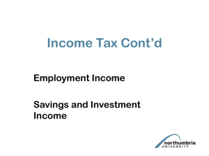 Income Tax Continued PowerPoint