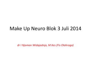 Make Up Neuro Blok 3 Juli 2014
