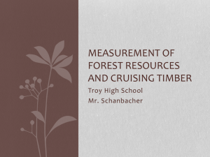 Measurement of Forest Resources