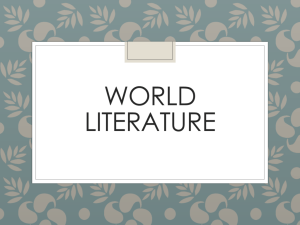 Theme in Literature - mcpworldliterature