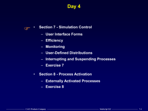 Section 7 - Simulation Control