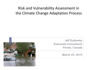 Risk Assessment in CCA