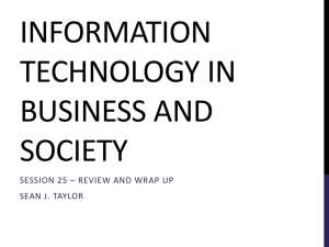 Information technology in business