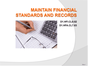 PPT_Maintain_financial_standards_&_records_refined