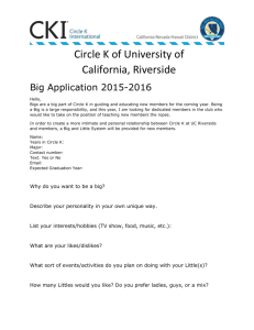 Circle K of University of California, Riverside Big Application 2015