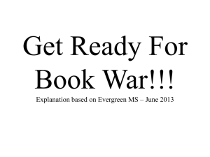 Book Battle Information - Everett Public Schools