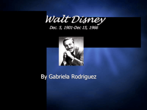 PowerPoint Presentation - Walt Disney